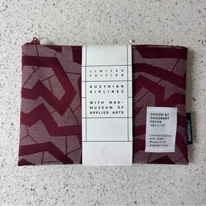 New 2026 Austrian Airlines amenity kit by MAK Red Limited Edition
